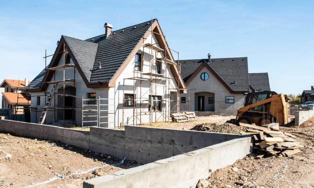 New build house under Construction Loans