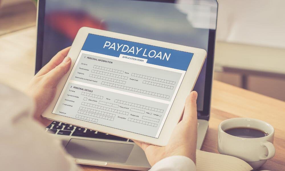 Bad Credit Payday Loans application form